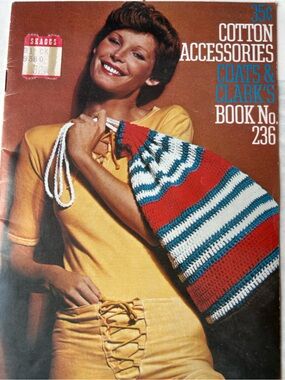 vintage 1974 crochet pattern booklet from Coats & Clark